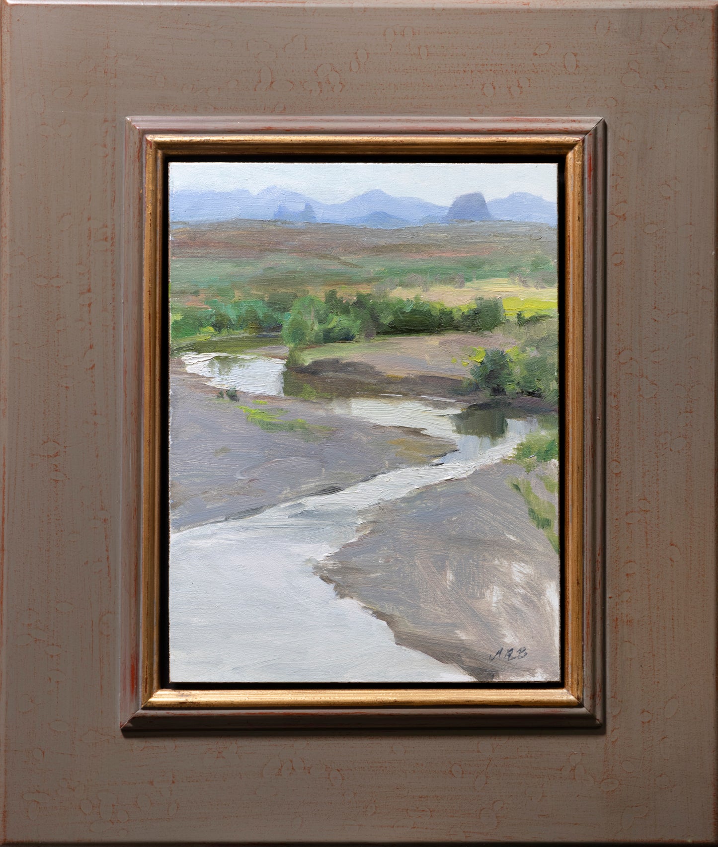 View of the Rio Grande from Santa Elena Canyon (Framed)