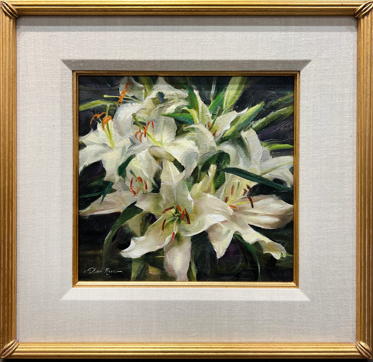 Winter Lilies (Framed)