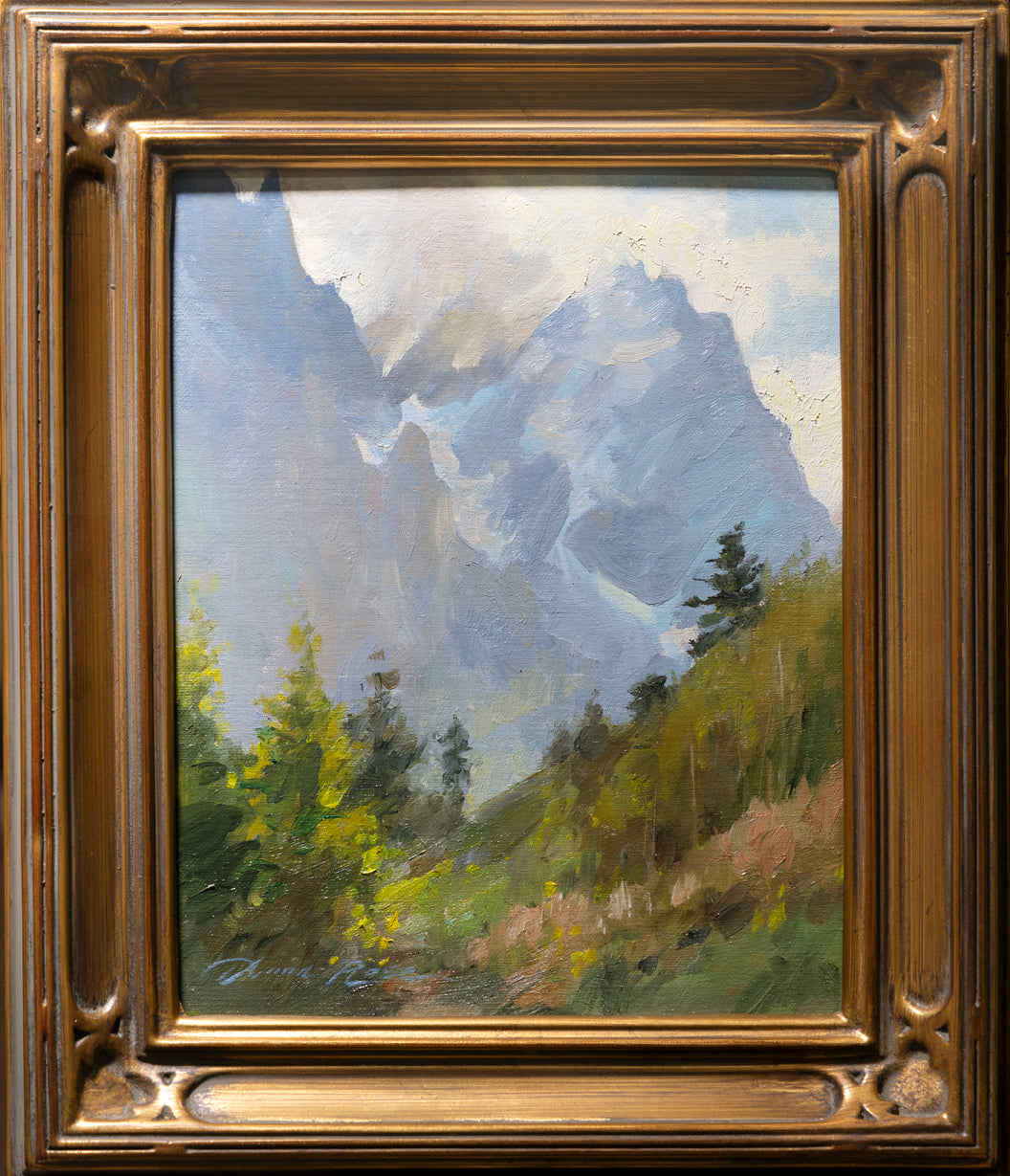 Wrapped in Clouds, Grand Teton National Park (Framed)